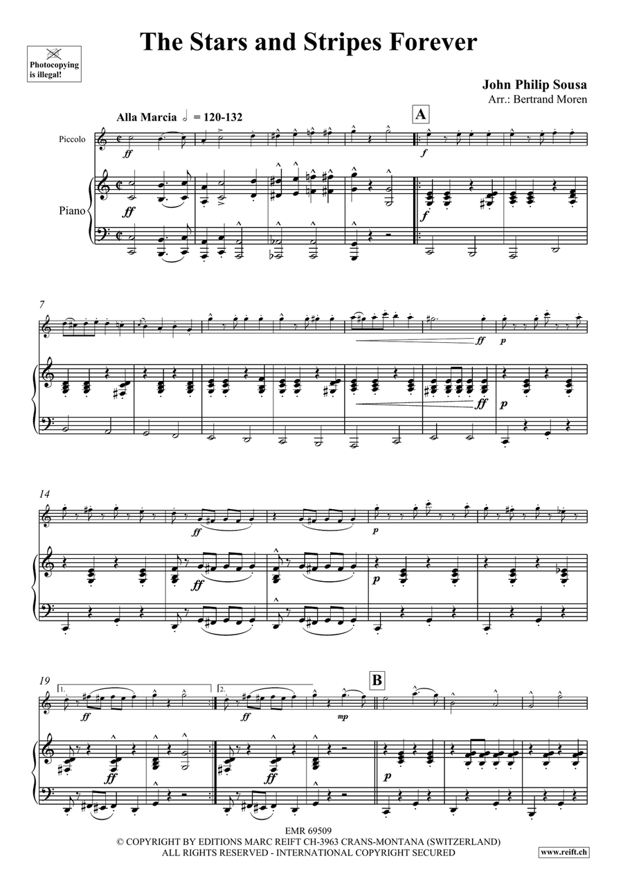 The Stars and Stripes Forever Piccolo scores gallery preview page 4