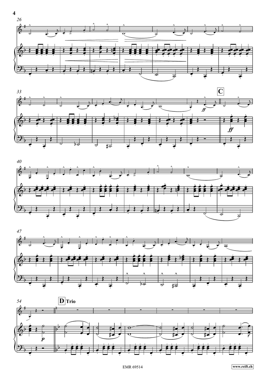 The Stars and Stripes Forever Bass Clarinet scores gallery preview page 5