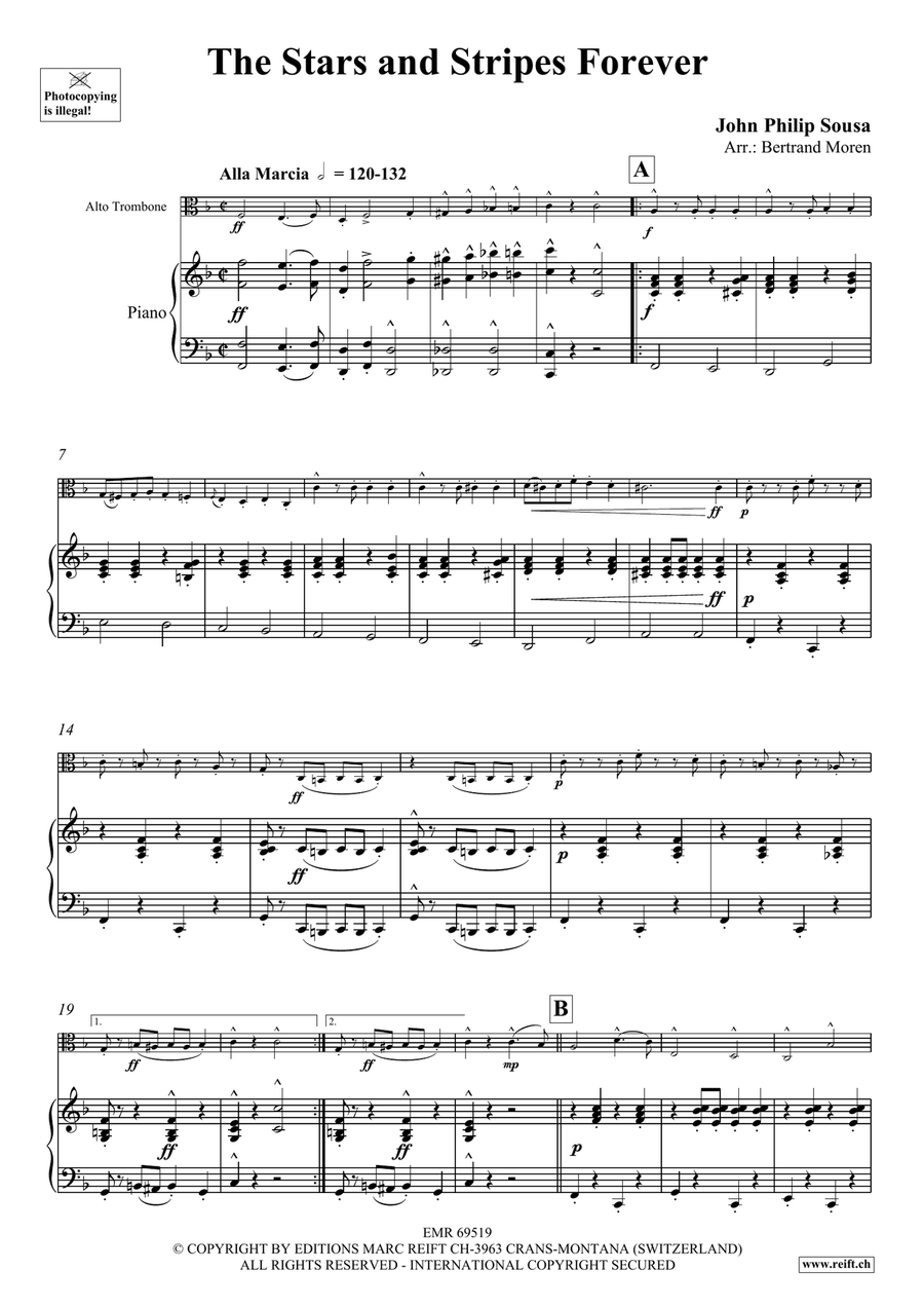 The Stars and Stripes Forever Piano Accompaniment scores gallery preview page 4