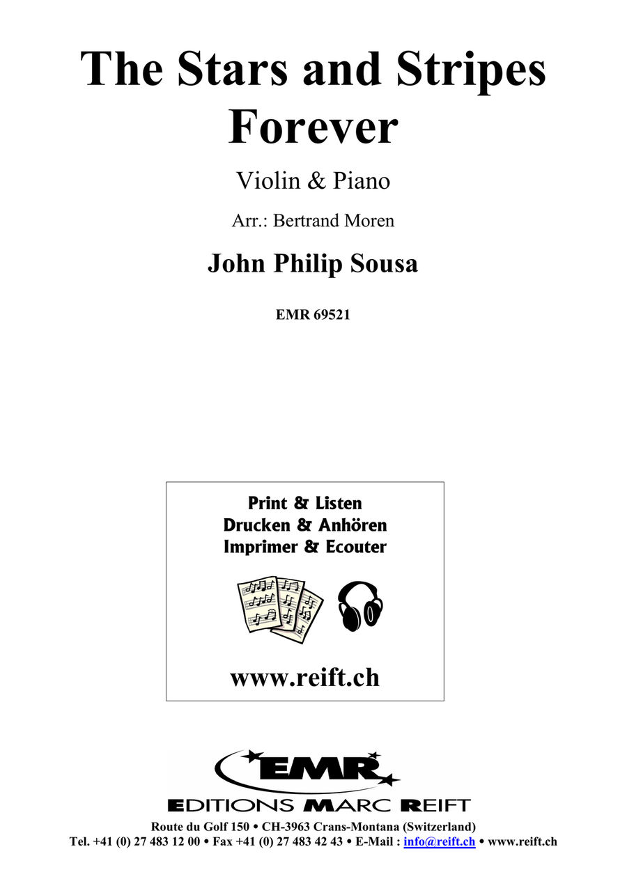 The Stars and Stripes Forever Violin Solo scores gallery preview page 2