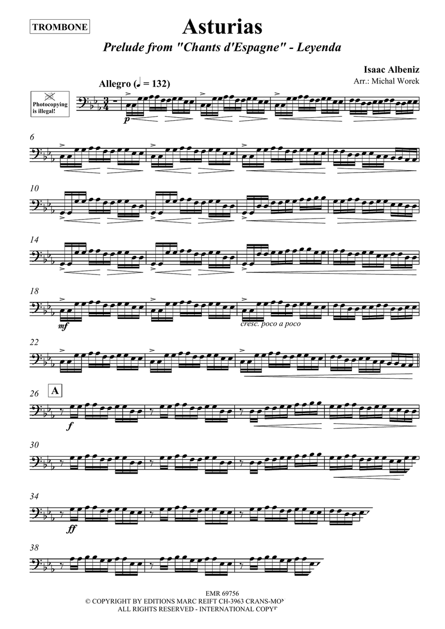 Asturias Asturias Piano Accompaniment scores gallery preview page 3