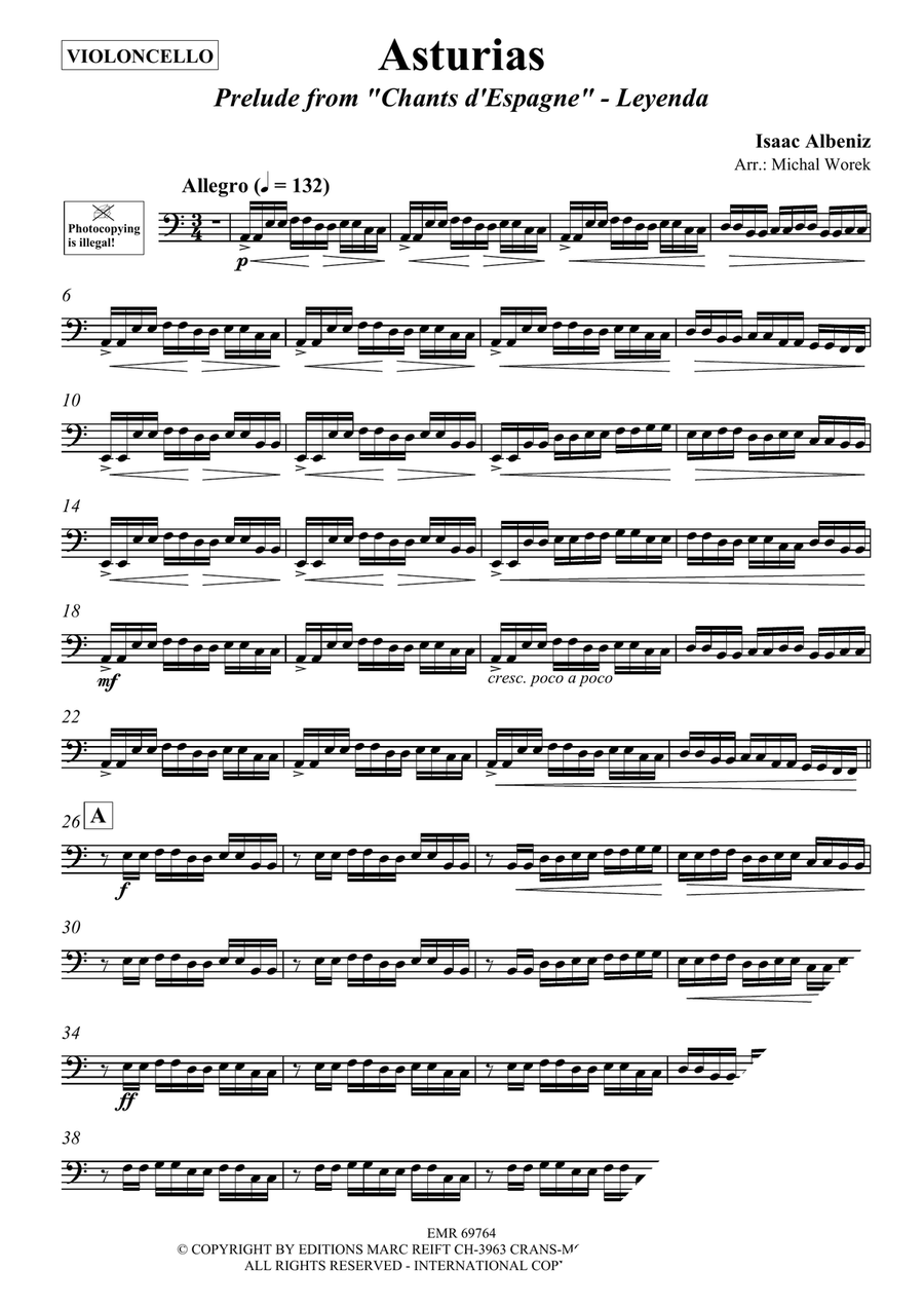 Asturias Asturias Piano Accompaniment scores gallery preview page 3