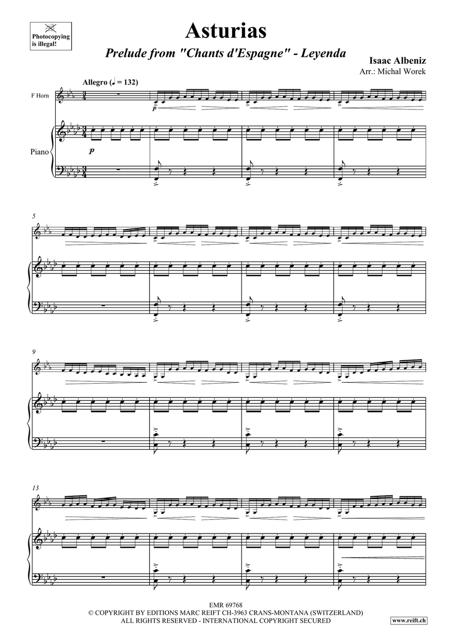 Asturias Asturias Horn scores gallery preview page 4