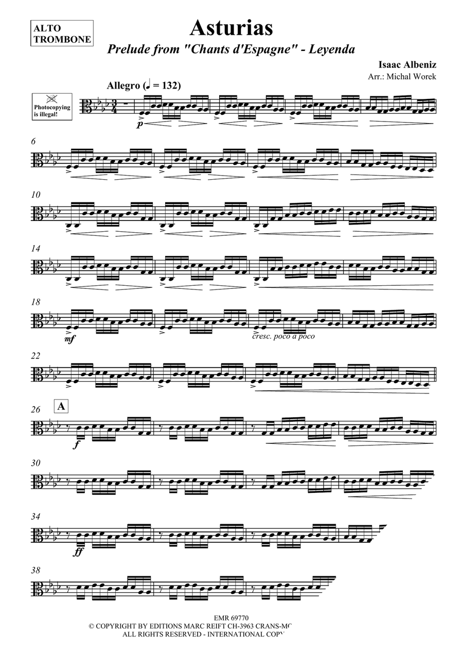 Asturias Asturias Piano Accompaniment scores gallery preview page 3