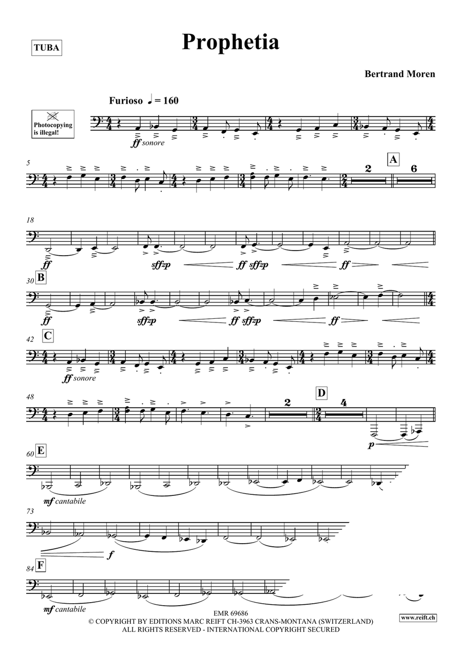 Prophetia Prophetia Tuba scores gallery preview page 4