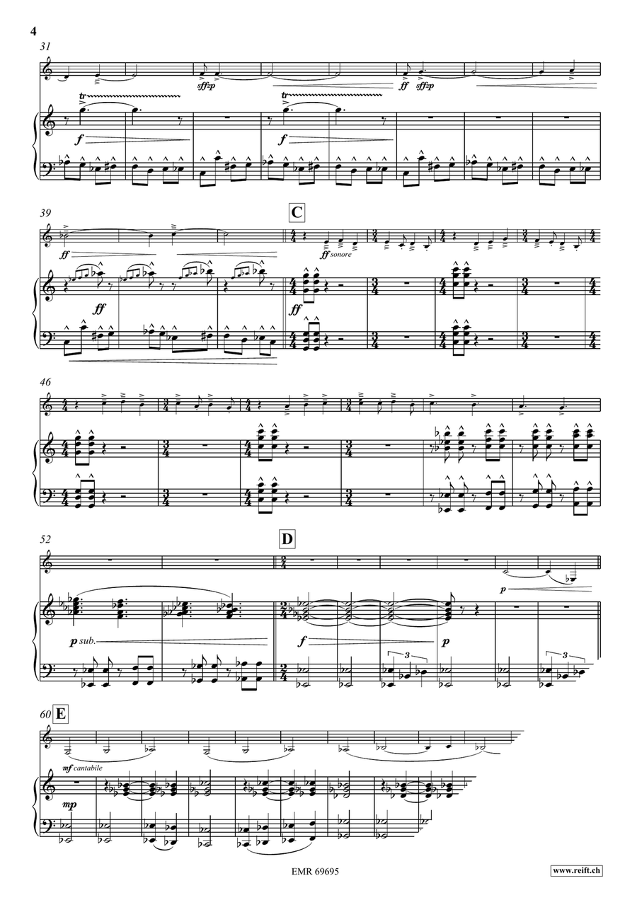 Prophetia Prophetia Bass Clarinet scores gallery preview page 6