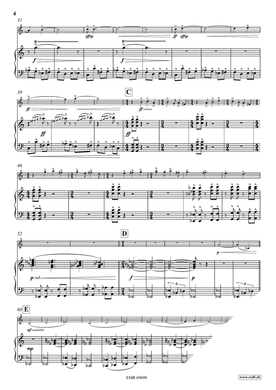 Prophetia Prophetia Baritone Saxophone scores gallery preview page 6