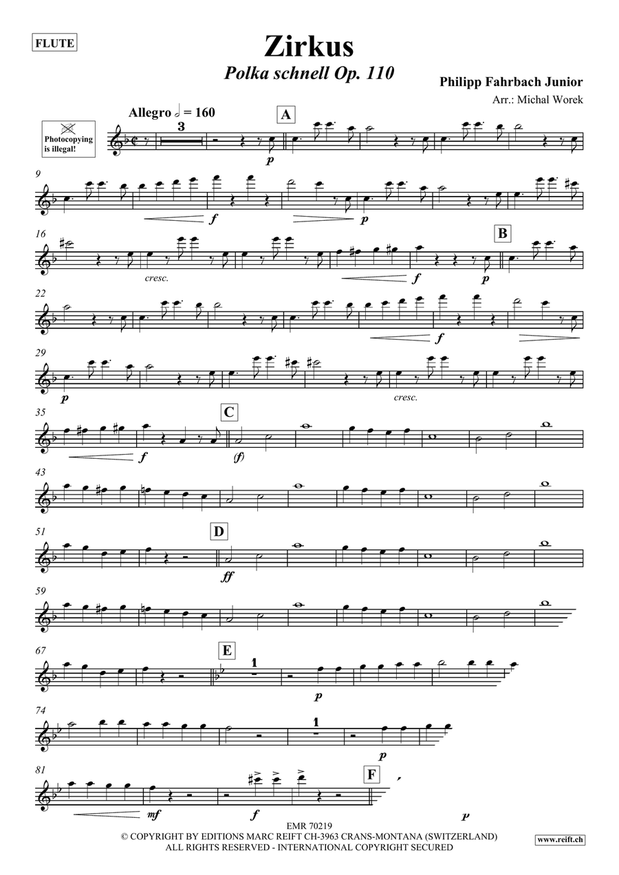 Zirkus Zirkus Flute Solo scores gallery preview page 3