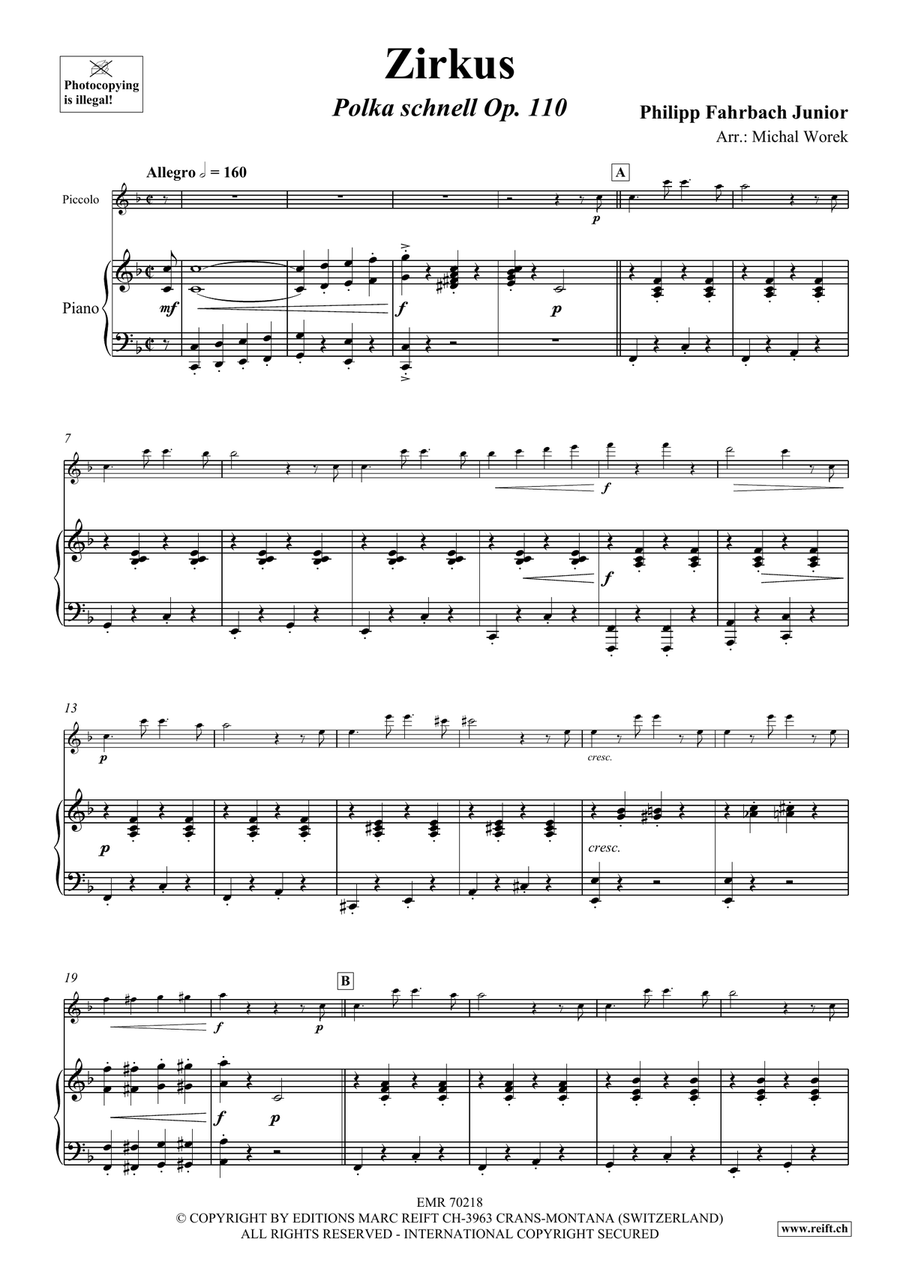 Zirkus Zirkus Piccolo scores gallery preview page 4