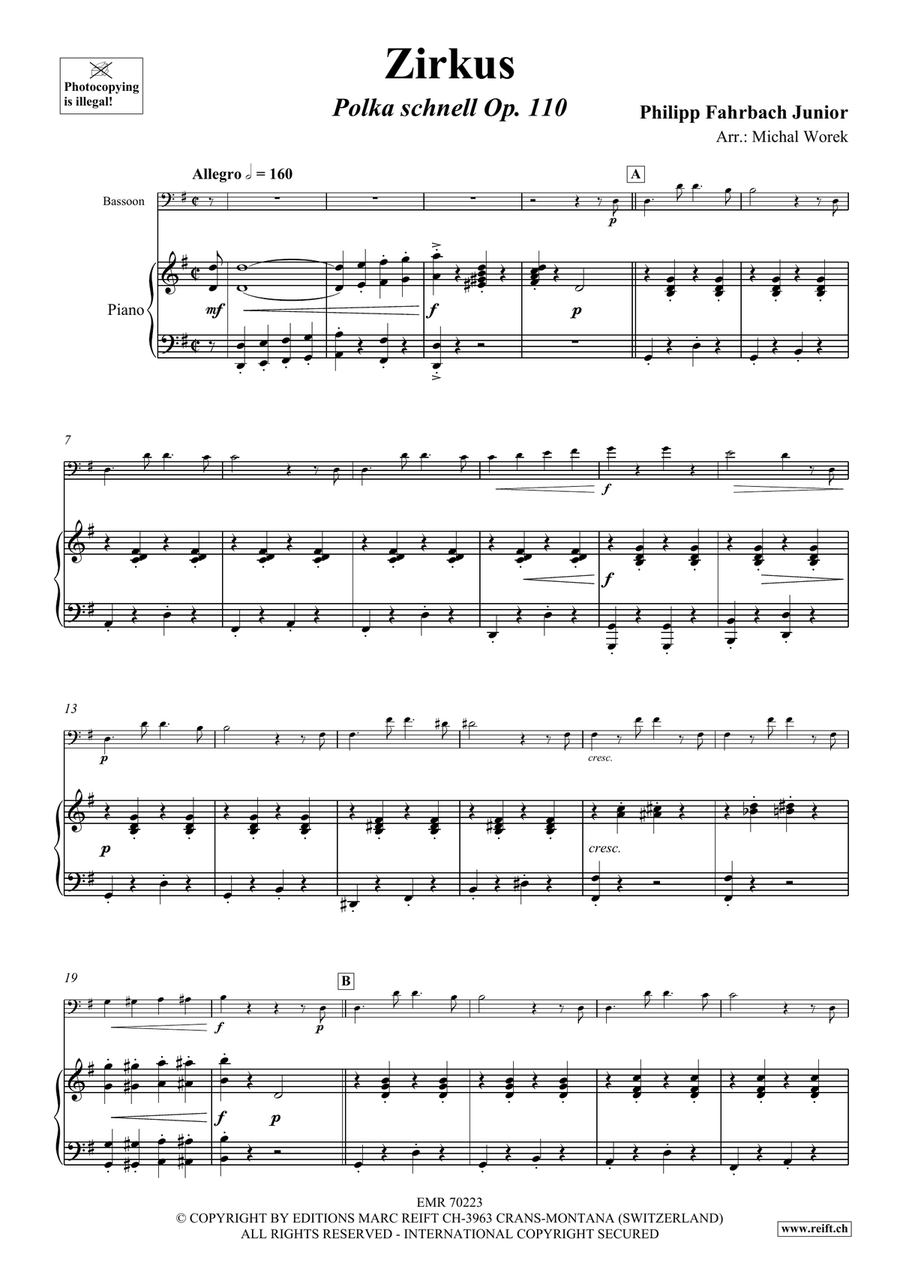 Zirkus Zirkus Bassoon Solo scores gallery preview page 4