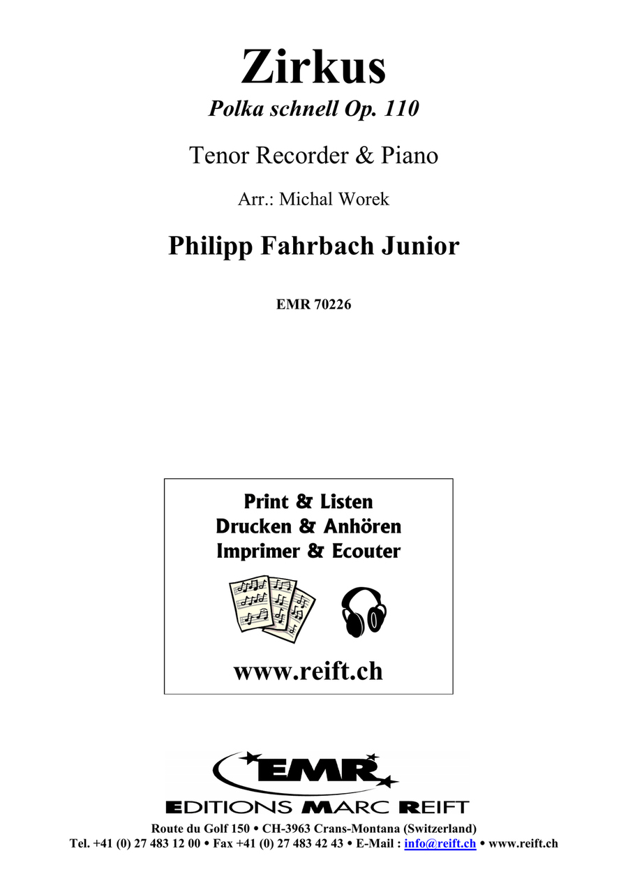 Zirkus Zirkus Tenor Recorder scores gallery preview page 2