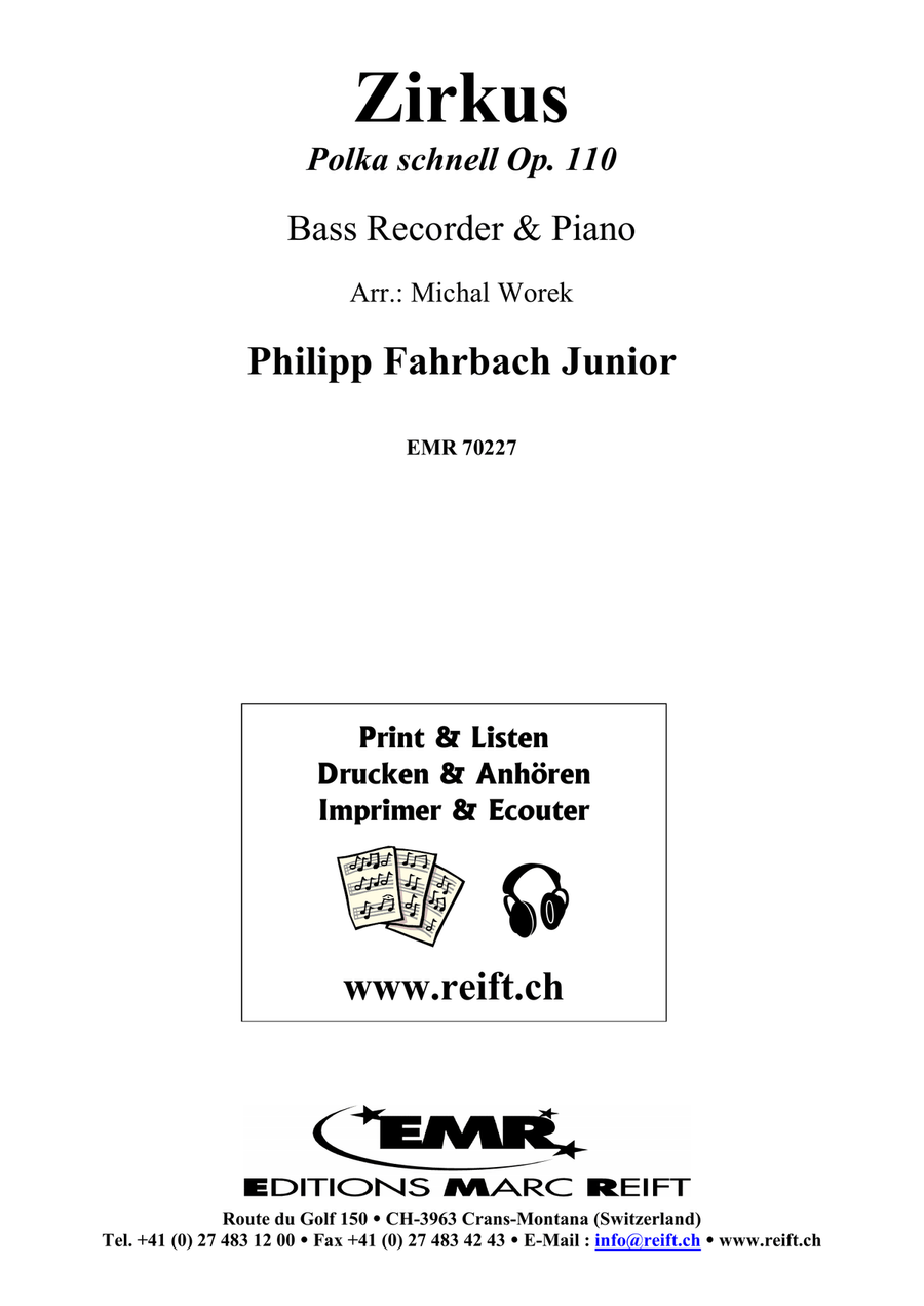 Zirkus Zirkus Bass Recorder scores gallery preview page 2
