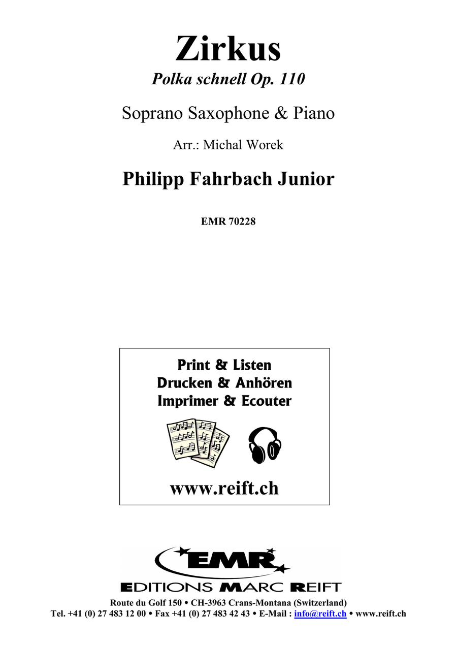 Zirkus Zirkus Soprano Saxophone scores gallery preview page 2