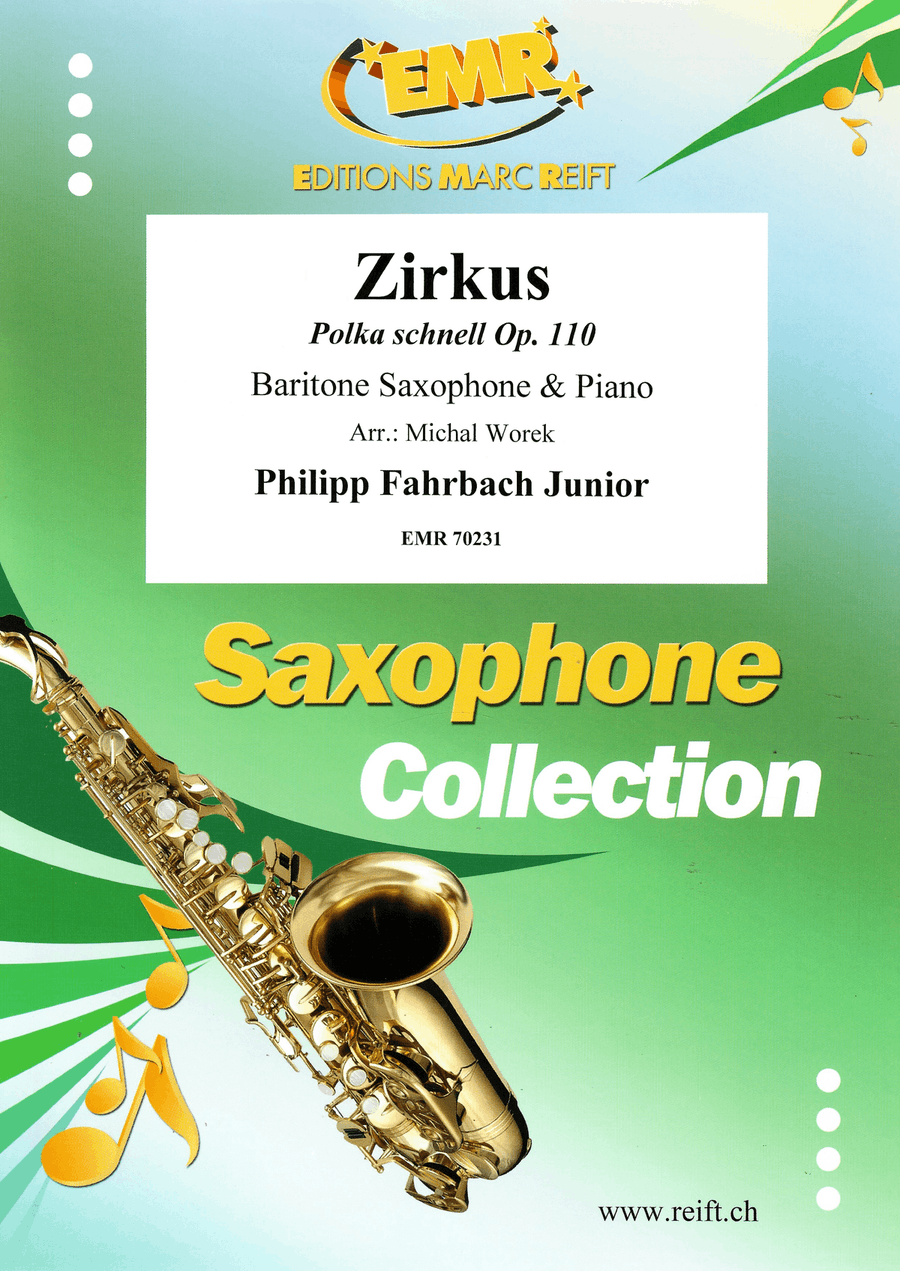Zirkus Zirkus Baritone Saxophone scores gallery preview page 1