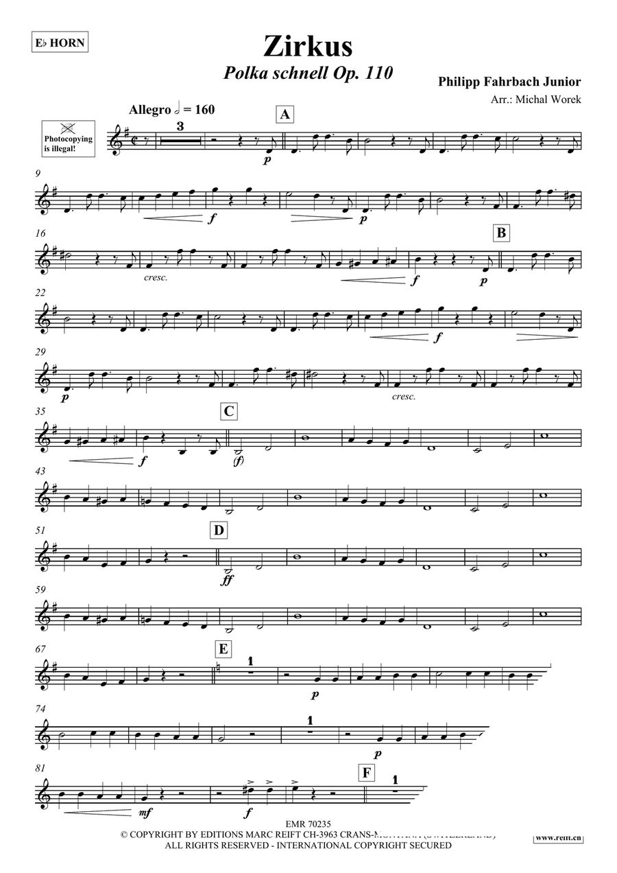 Zirkus Zirkus Horn scores gallery preview page 3