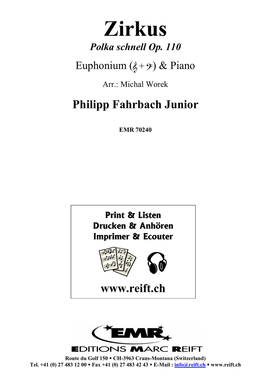 Zirkus Zirkus Euphonium scores gallery preview page 2