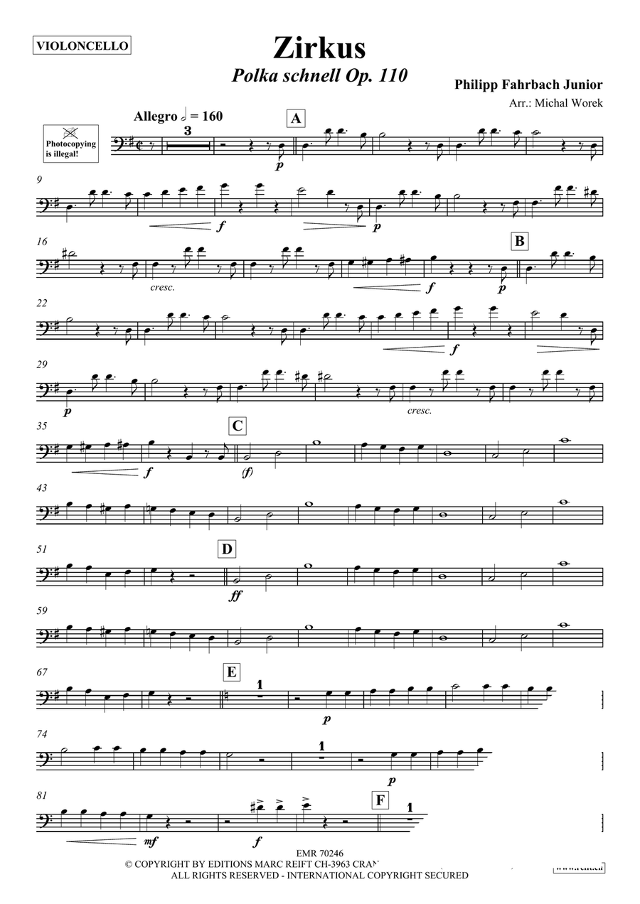 Zirkus Zirkus Piano Accompaniment scores gallery preview page 3