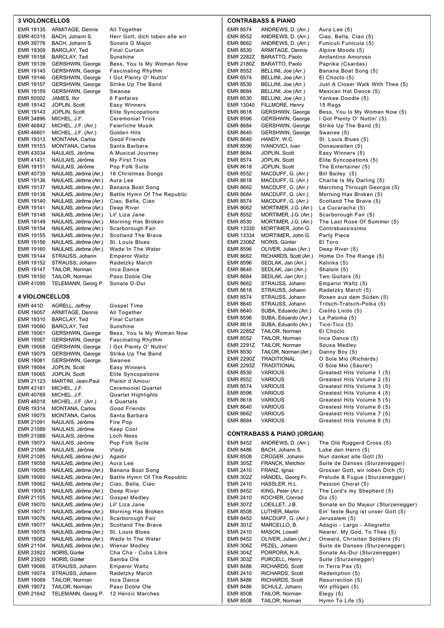 Zirkus Zirkus Double Bass scores gallery preview page 7