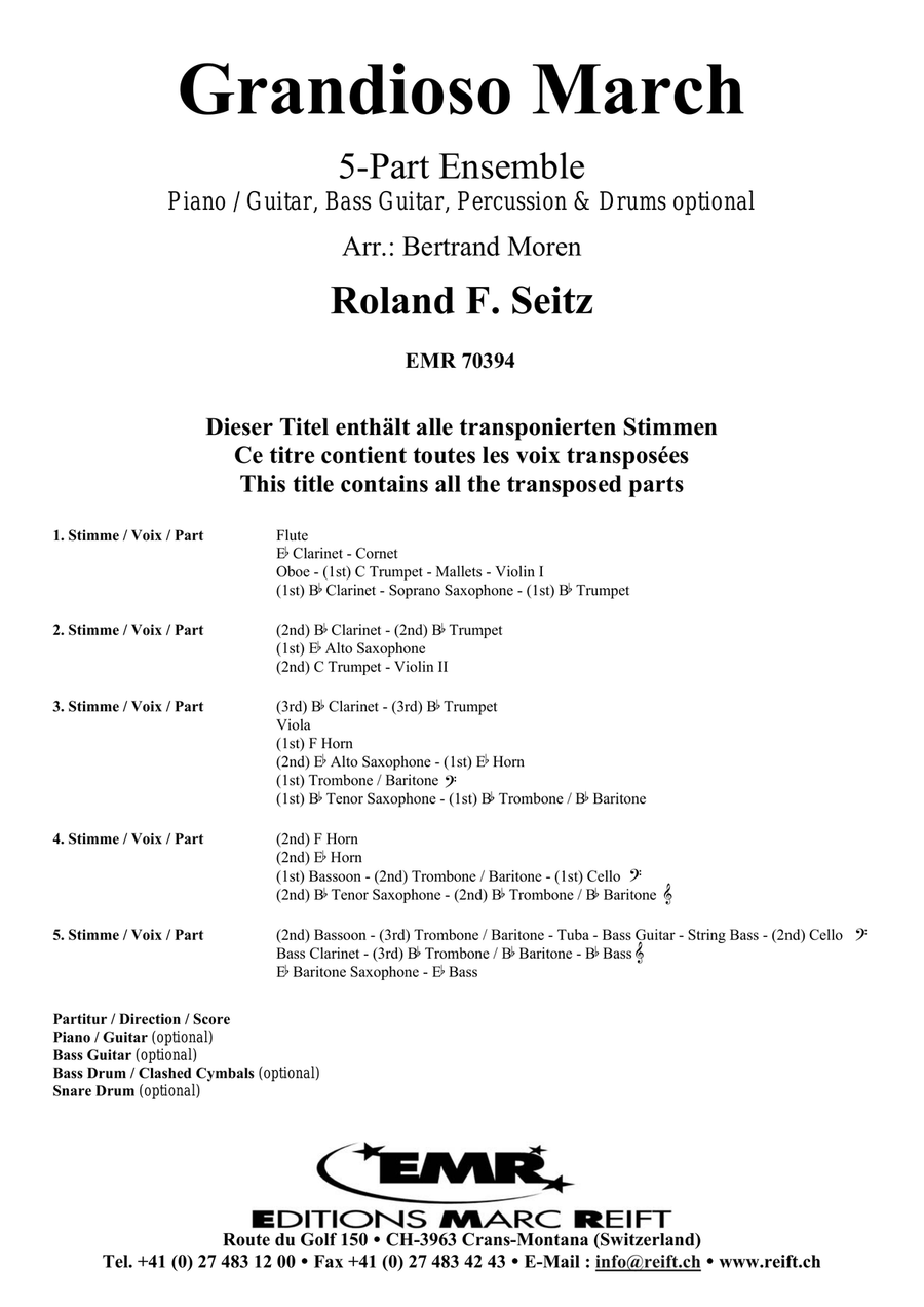 Grandioso March Grandioso March Score scores gallery preview page 2