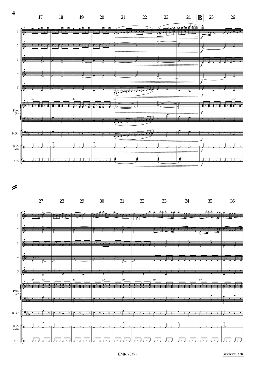 Grandioso March Grandioso March Clarinet Quintet scores gallery preview page 4