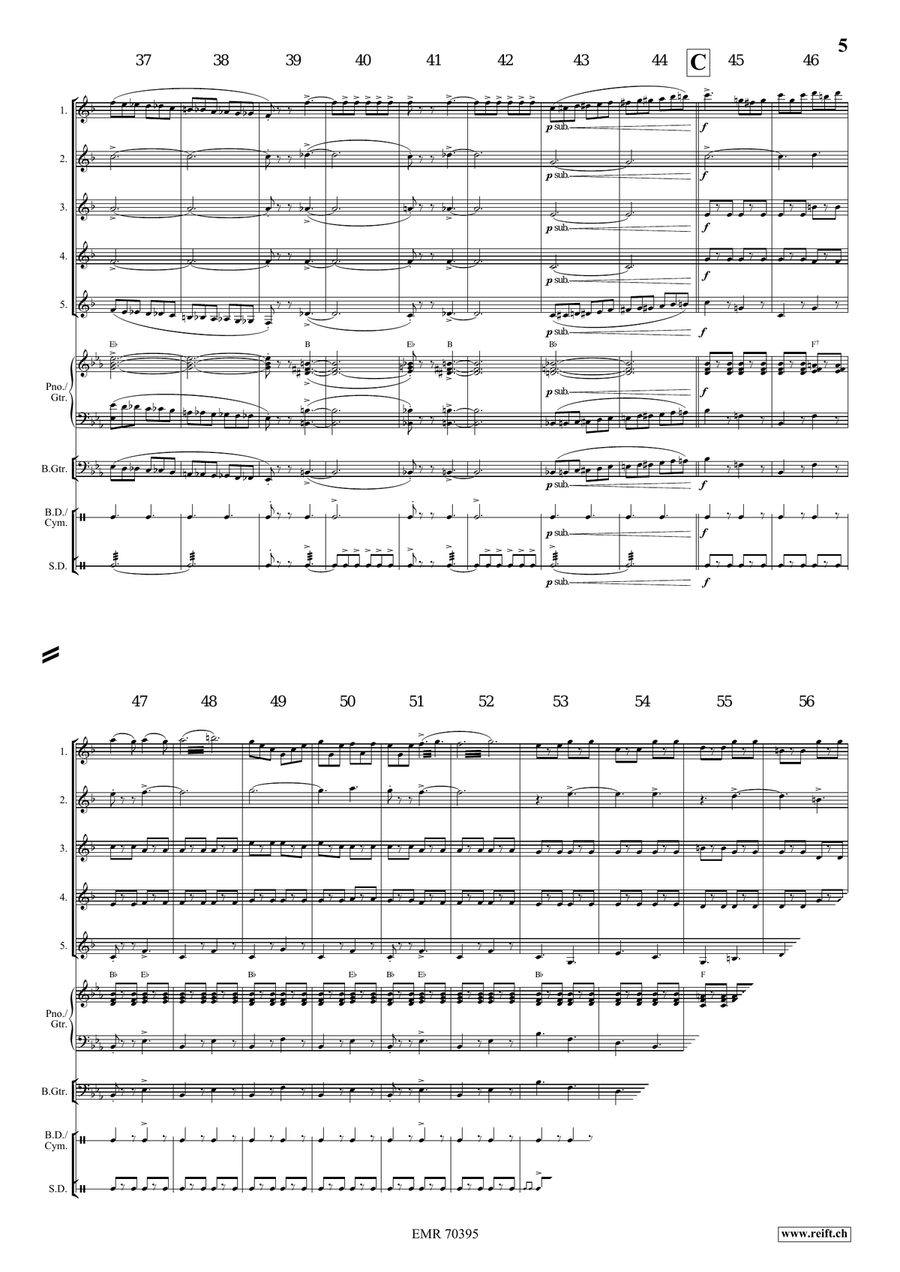 Grandioso March Grandioso March Clarinet Quintet scores gallery preview page 5