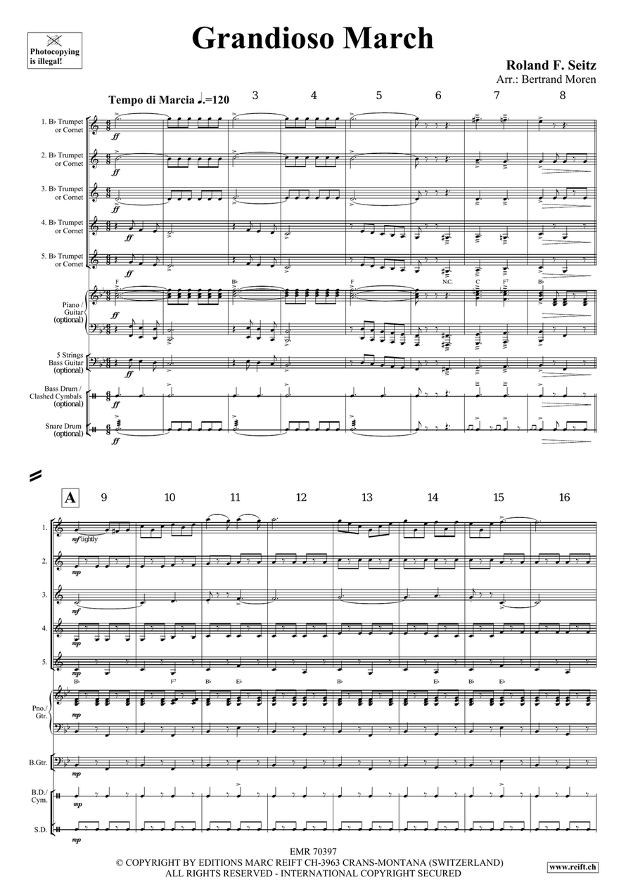 Grandioso March Grandioso March Cornet scores gallery preview page 3