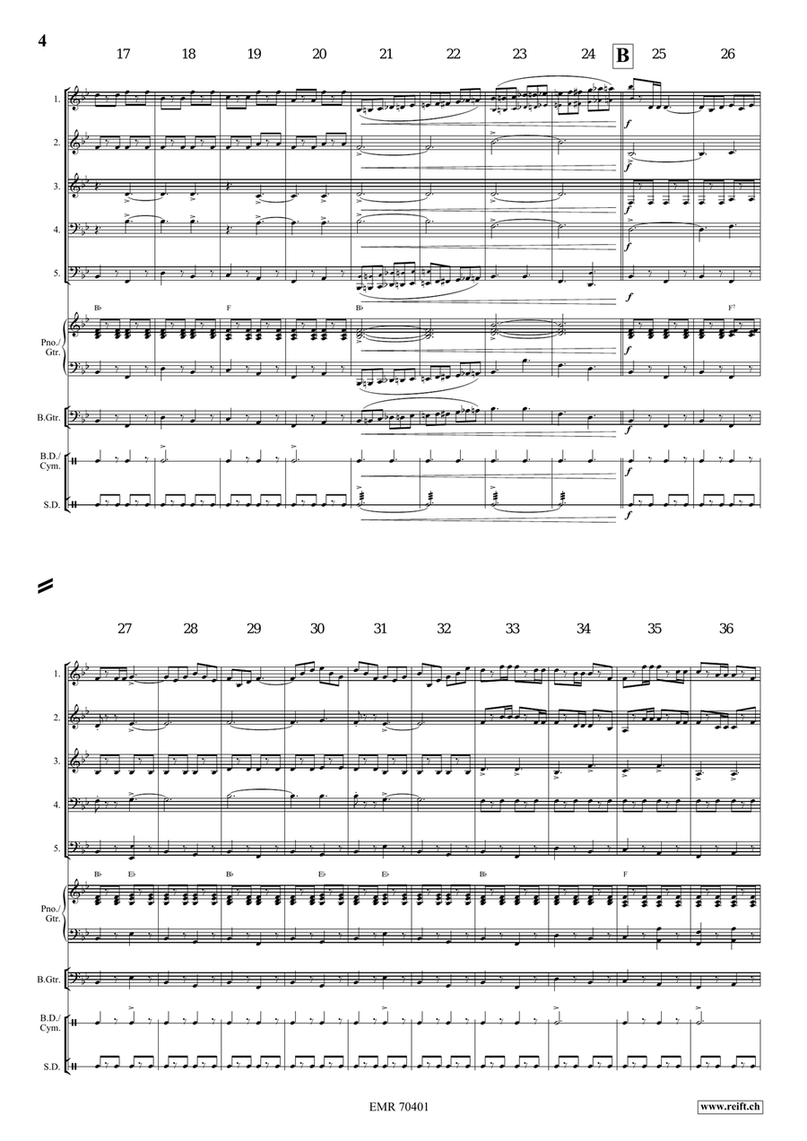 Grandioso March Grandioso March Woodwind Quintet scores gallery preview page 4