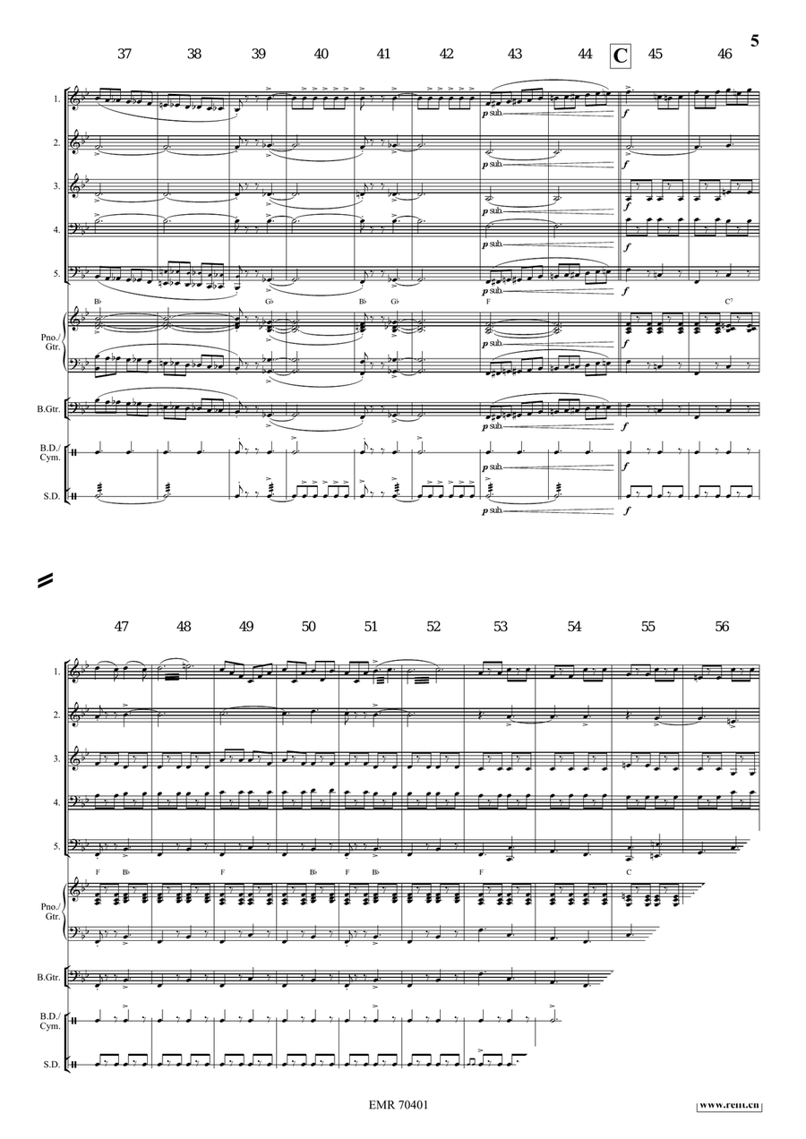 Grandioso March Grandioso March Woodwind Quintet scores gallery preview page 5