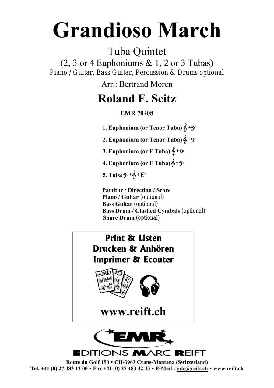 Grandioso March Grandioso March Tuba scores gallery preview page 2