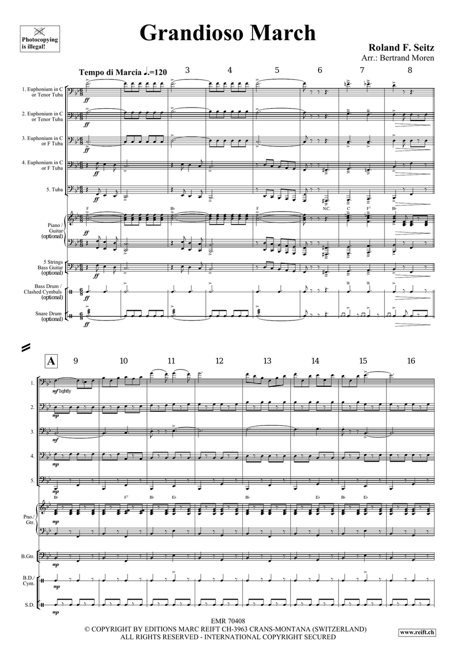 Grandioso March Grandioso March Tuba scores gallery preview page 3