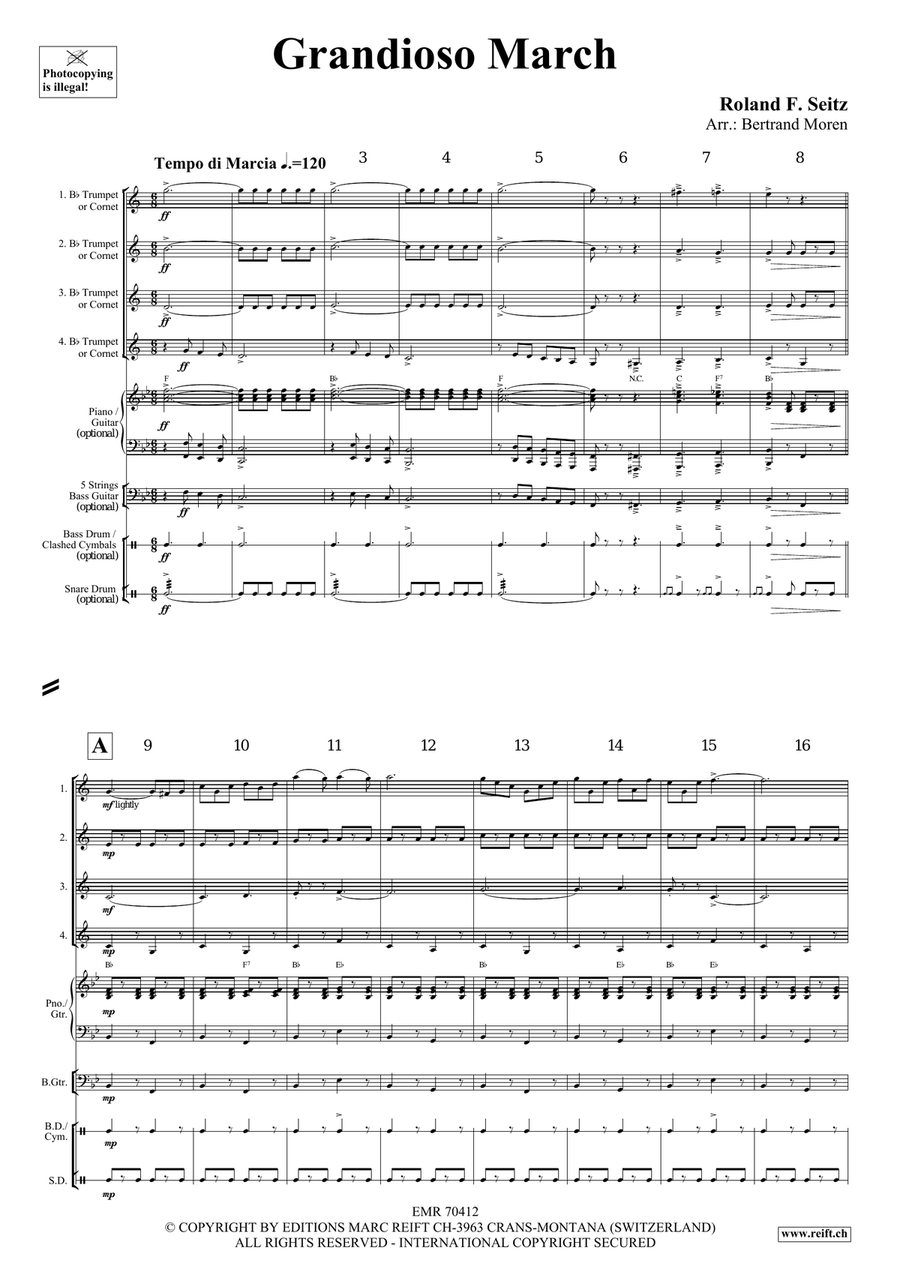 Grandioso March Grandioso March Cornet scores gallery preview page 3