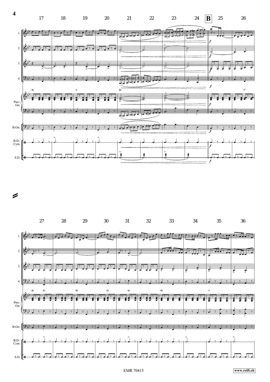 Grandioso March Grandioso March Brass Quartet scores gallery preview page 4