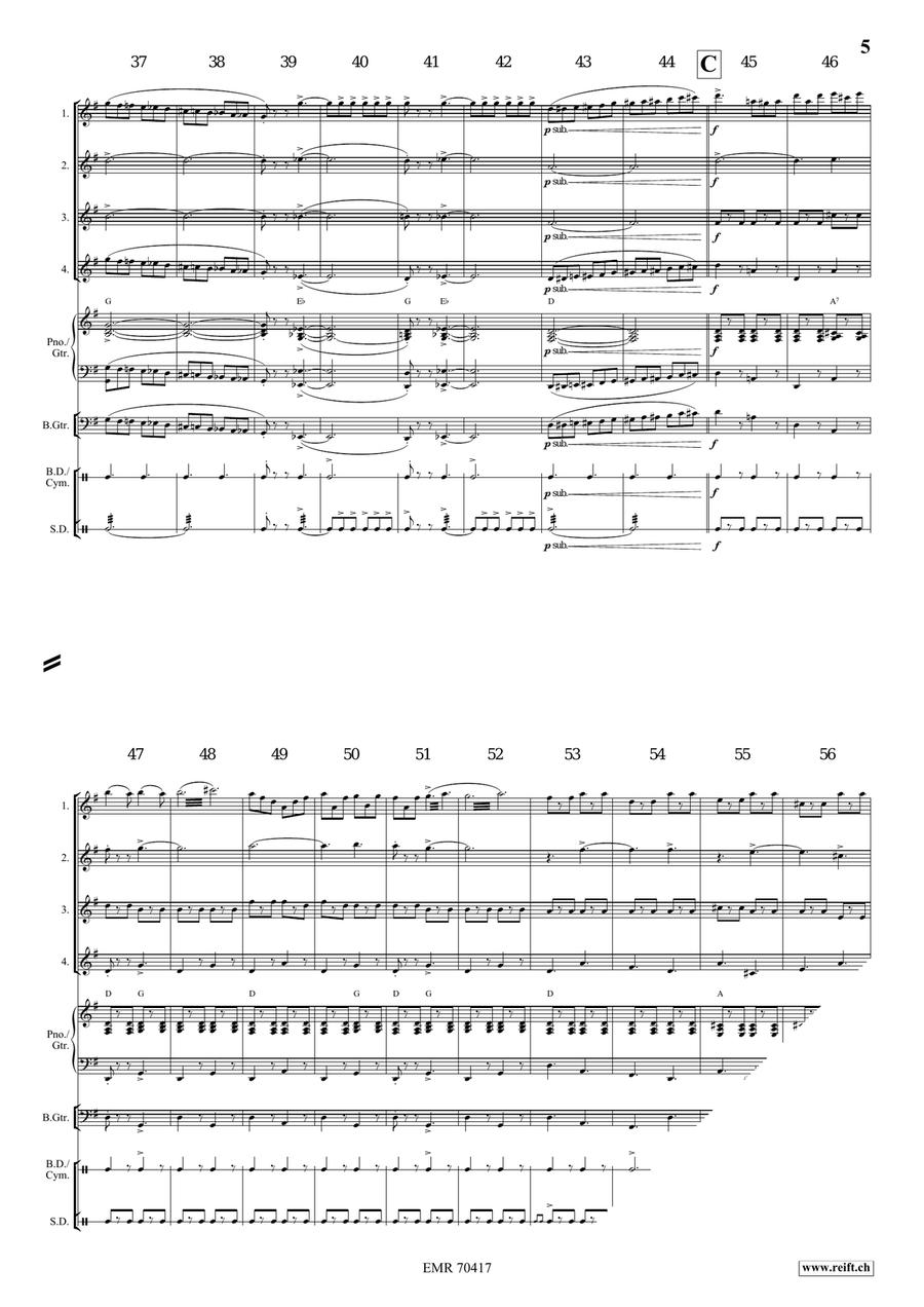Grandioso March Grandioso March Flute Quartet scores gallery preview page 5