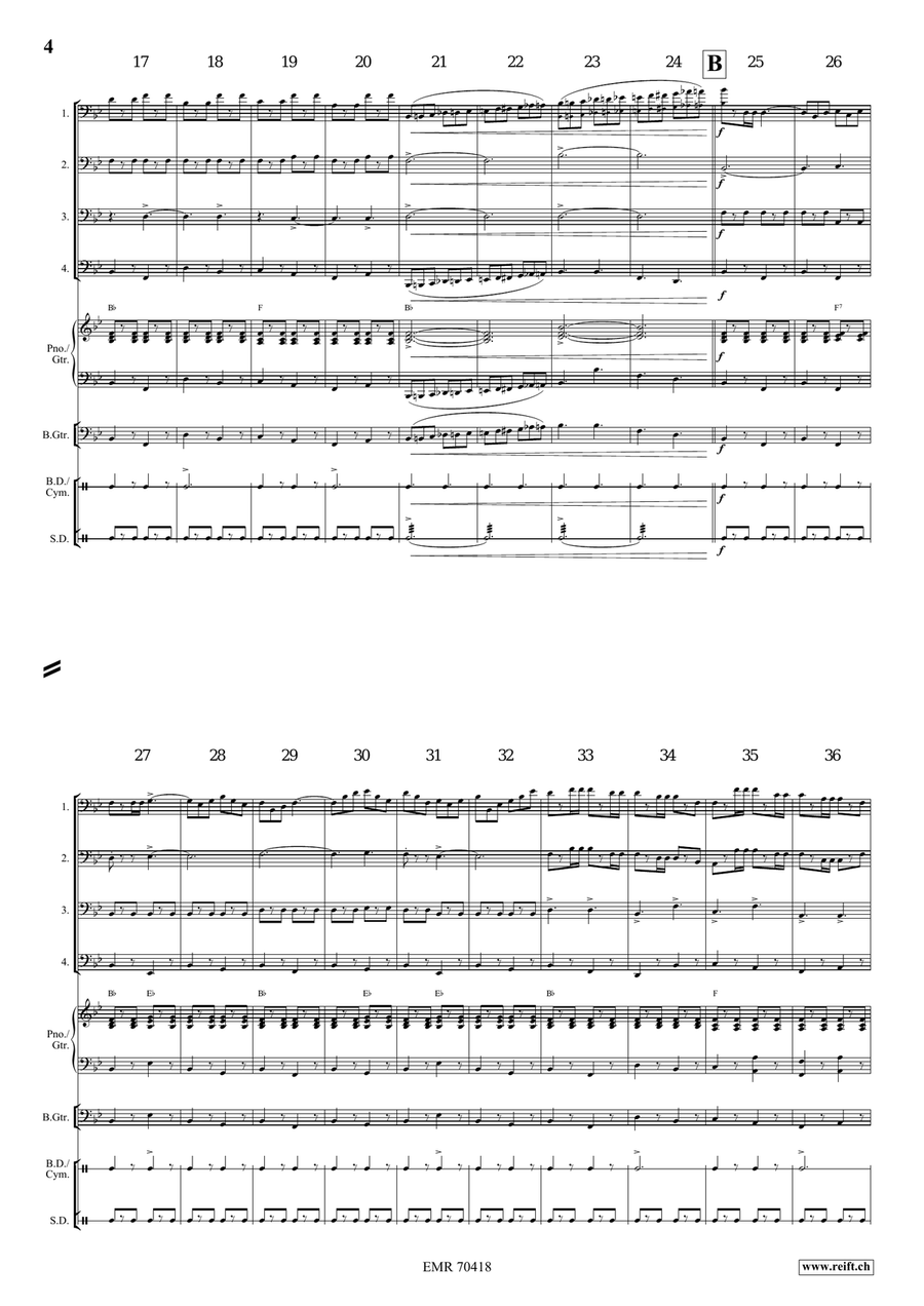 Grandioso March Grandioso March Bassoon Quartet scores gallery preview page 4