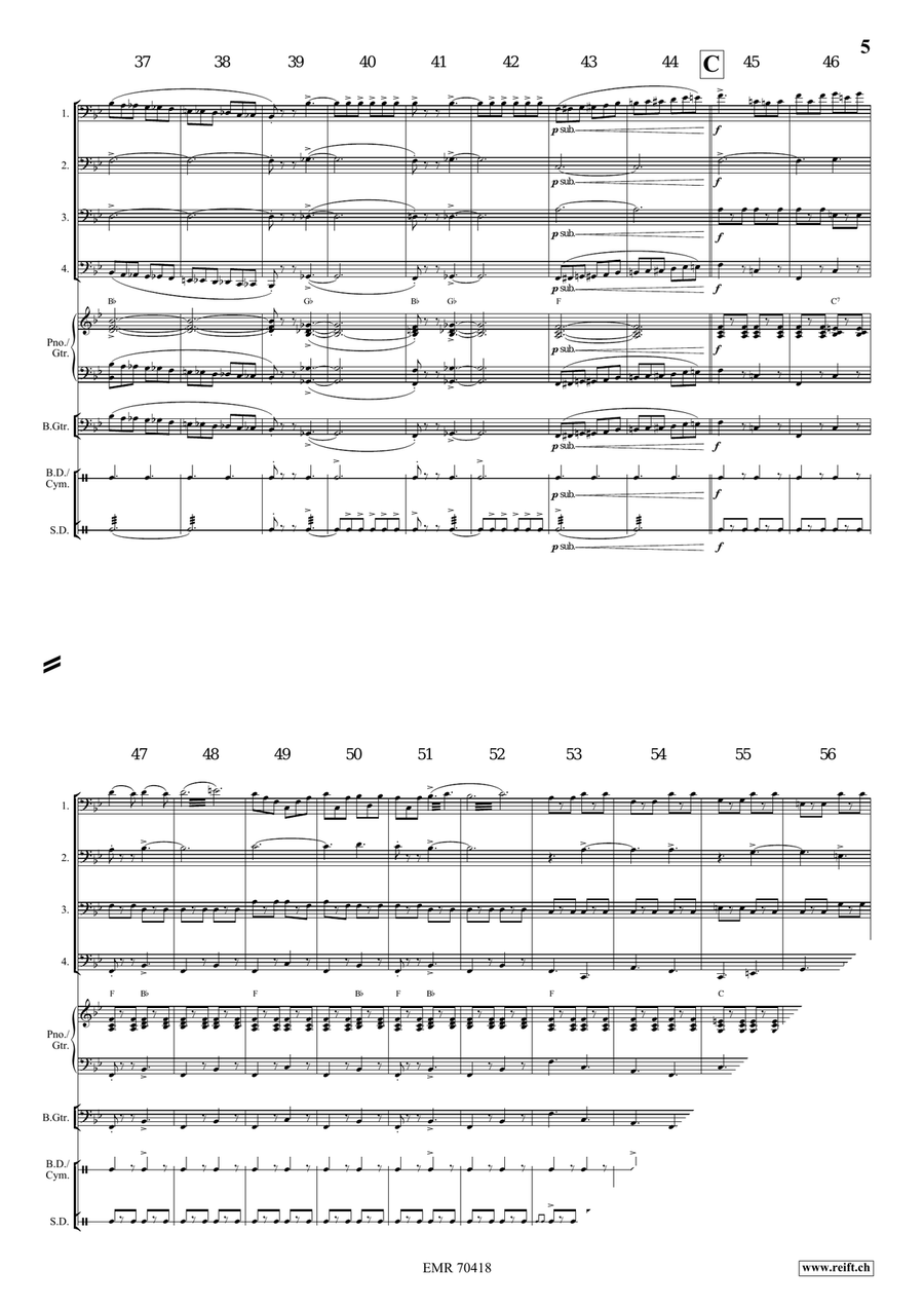 Grandioso March Grandioso March Bassoon Quartet scores gallery preview page 5
