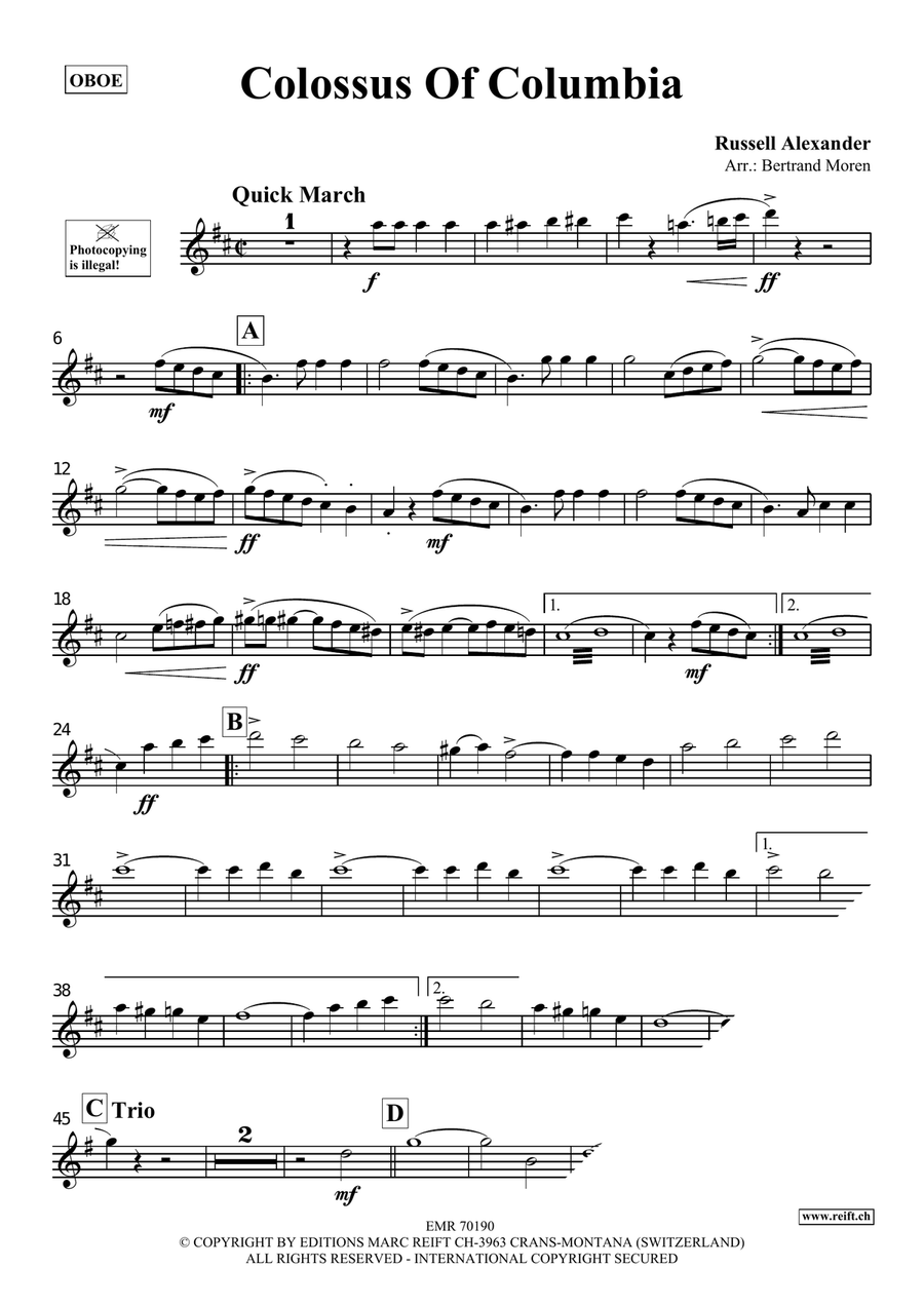 Colossus Of Columbia Colossus Of Columbia Piano Accompaniment scores gallery preview page 3
