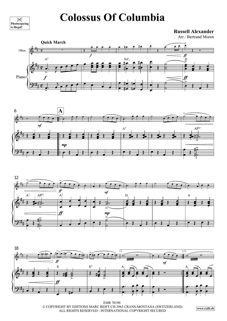 Colossus Of Columbia Colossus Of Columbia Piano Accompaniment scores gallery preview page 4