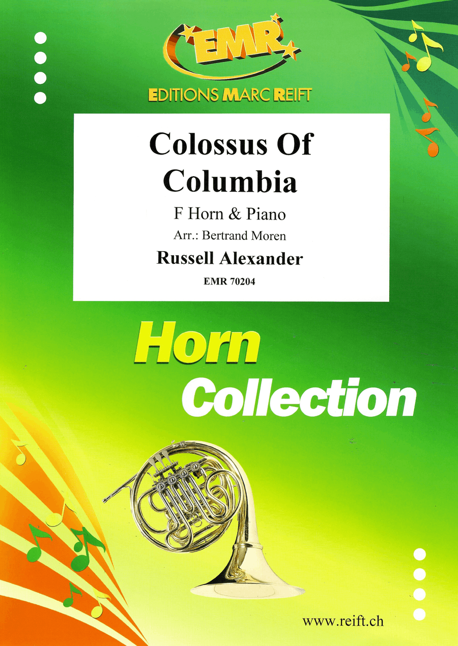 Colossus Of Columbia Colossus Of Columbia Horn scores gallery preview page 1