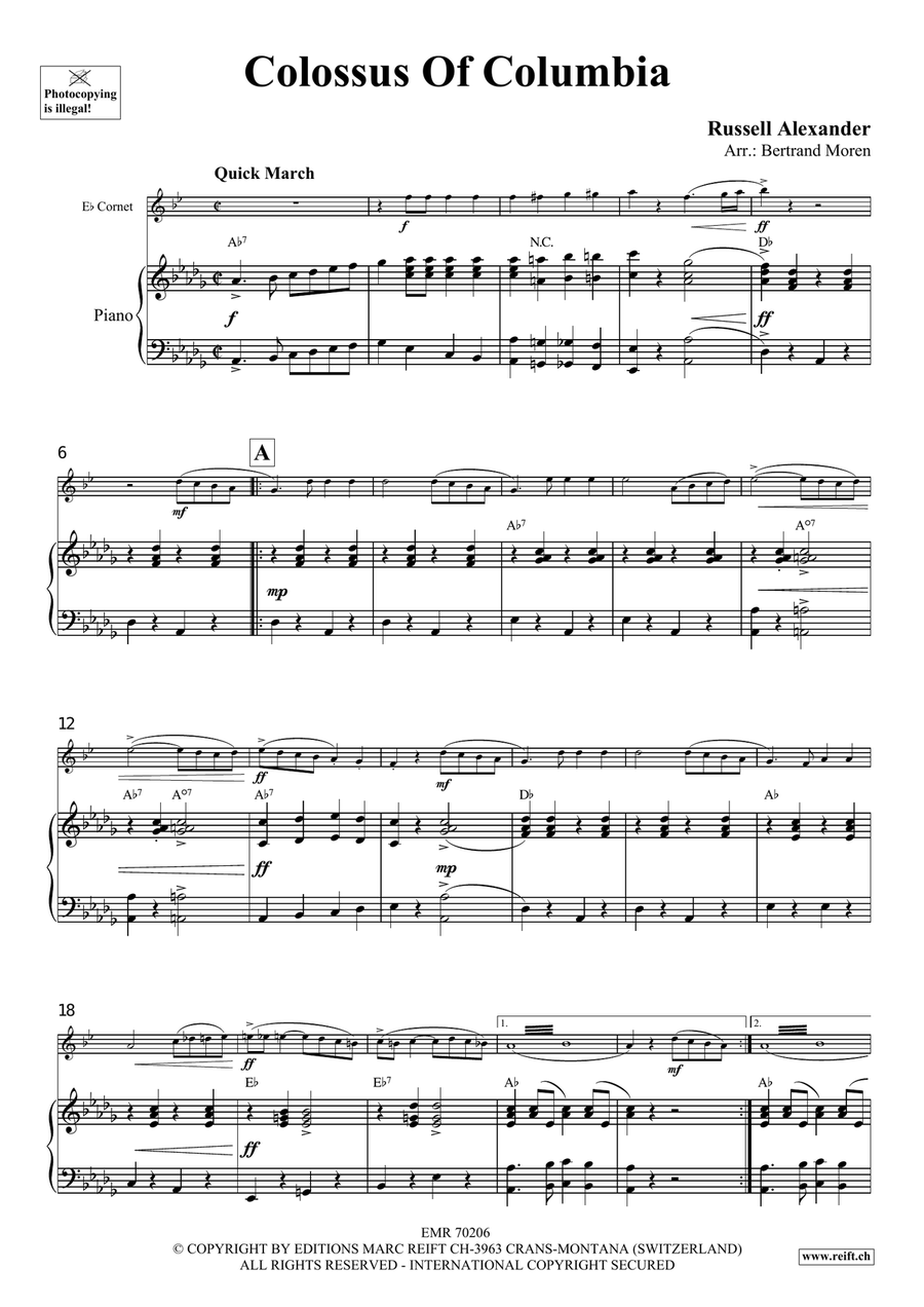Colossus Of Columbia Colossus Of Columbia Cornet scores gallery preview page 4