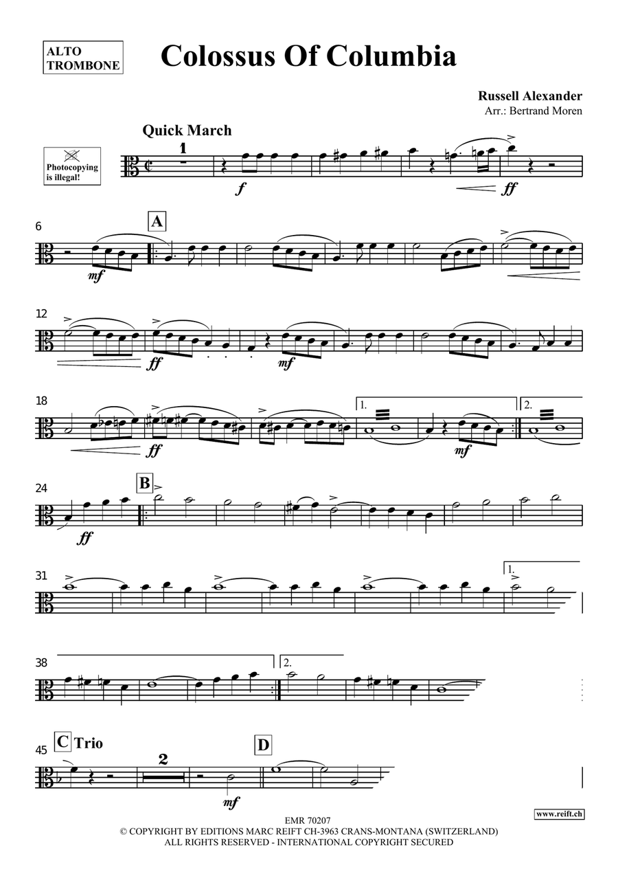 Colossus Of Columbia Colossus Of Columbia Piano Accompaniment scores gallery preview page 3