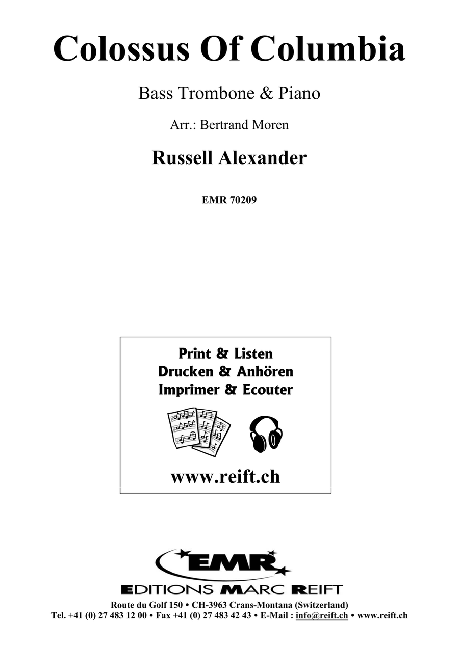 Colossus Of Columbia Colossus Of Columbia Bass Trombone scores gallery preview page 2