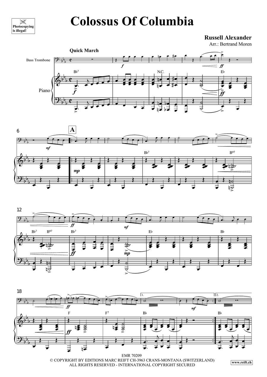 Colossus Of Columbia Colossus Of Columbia Bass Trombone scores gallery preview page 4
