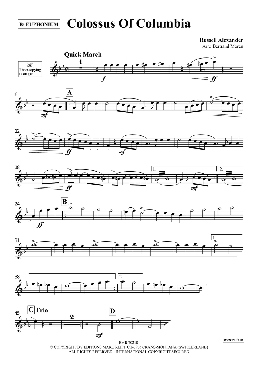 Colossus Of Columbia Colossus Of Columbia Euphonium scores gallery preview page 3