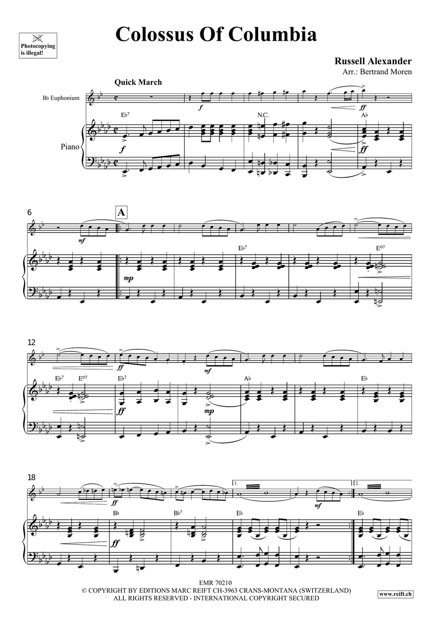 Colossus Of Columbia Colossus Of Columbia Euphonium scores gallery preview page 4