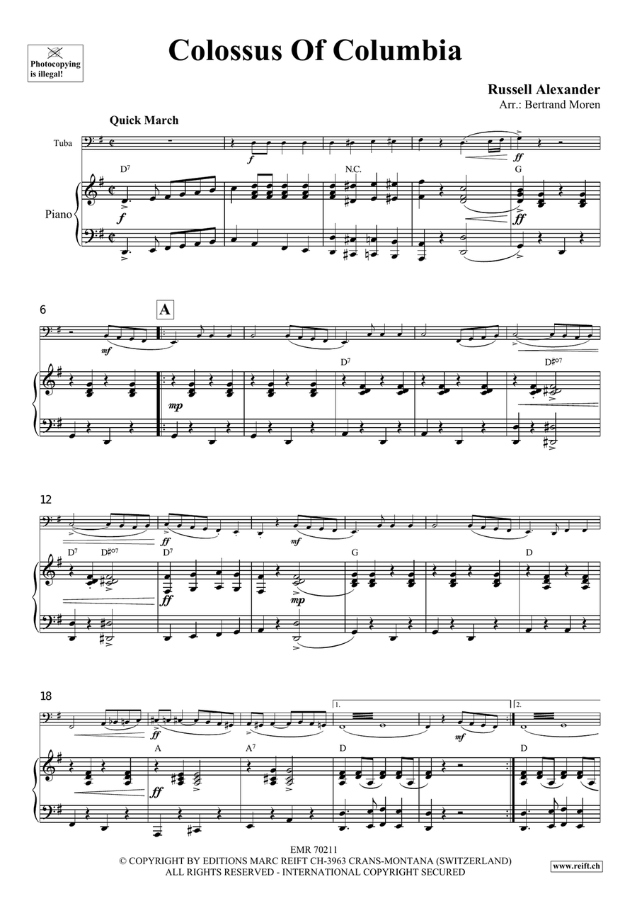 Colossus Of Columbia Colossus Of Columbia Tuba scores gallery preview page 4