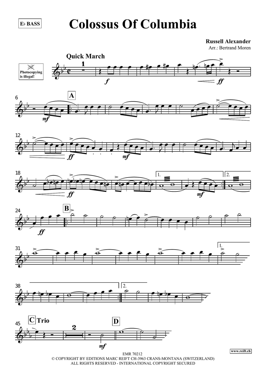Colossus Of Columbia Colossus Of Columbia Voice Solo scores gallery preview page 3