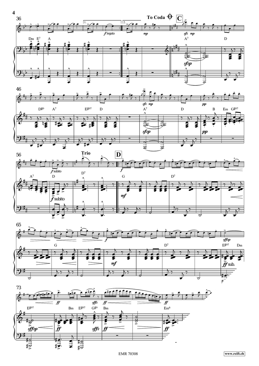 Auf Zum Tanze Auf Zum Tanze Piccolo scores gallery preview page 5