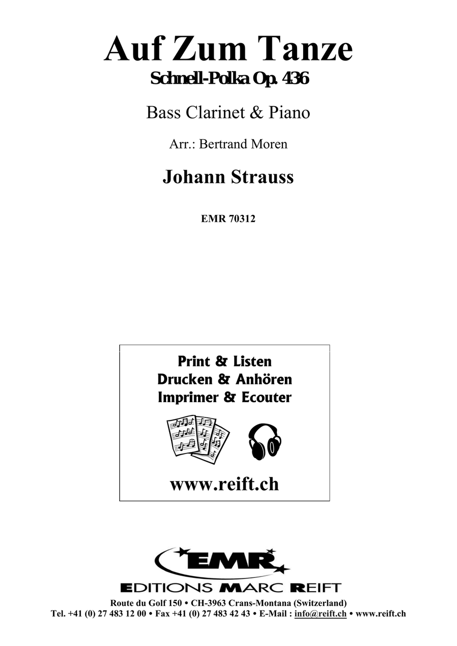 Auf Zum Tanze Auf Zum Tanze Bass Clarinet scores gallery preview page 2