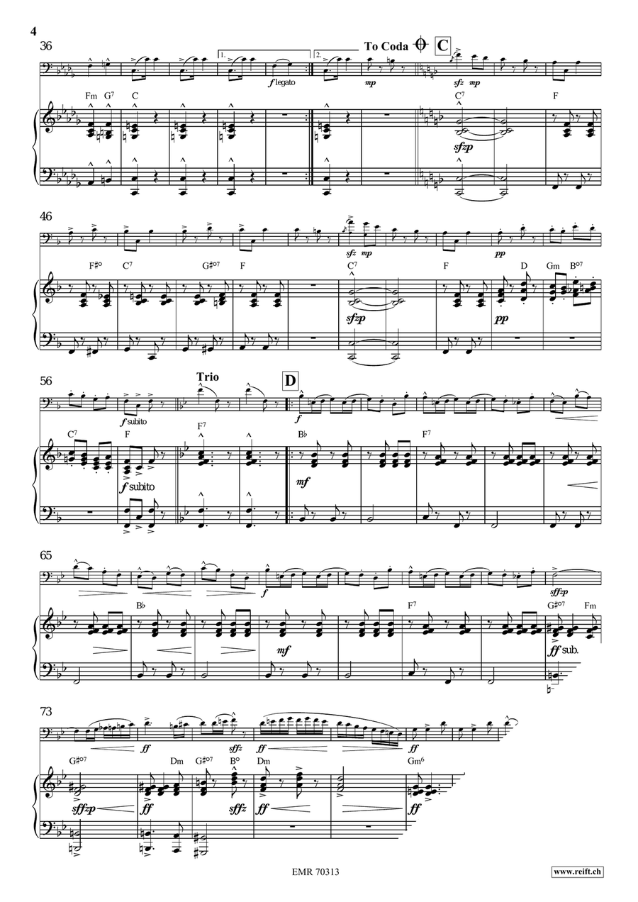 Auf Zum Tanze Bassoon Solo scores gallery preview page 5
