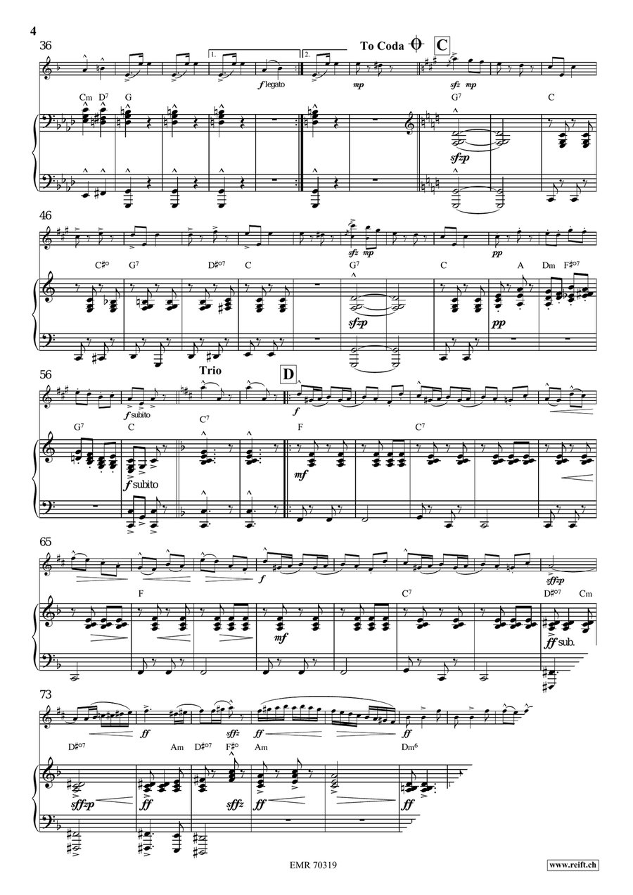 Auf Zum Tanze Auf Zum Tanze Alto Saxophone scores gallery preview page 5